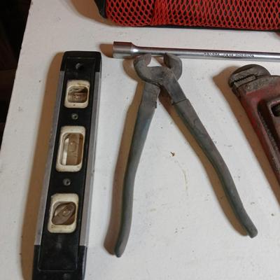 Mixed Hand Tool Lot with Craftsman Bag