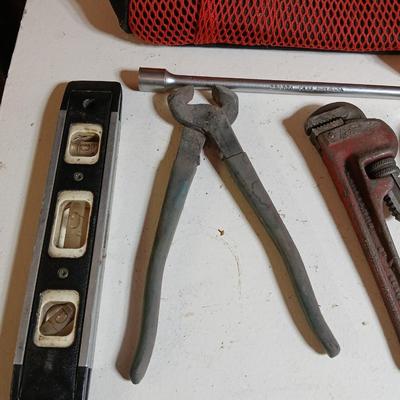 Mixed Hand Tool Lot with Craftsman Bag