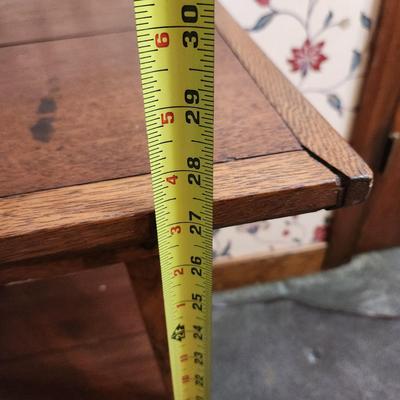Side Table with Lower Shelf 32x18x27