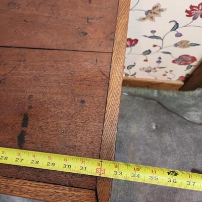 Side Table with Lower Shelf 32x18x27