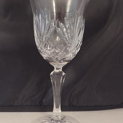 Miller Rogaska Wine Glasses with Gold Rim- Six Pieces