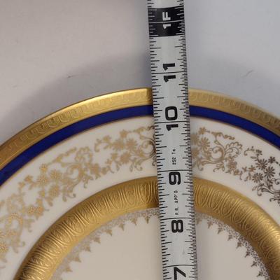 Atlas China Dinner Plates- Approx 10 3/4" in Diameter- 12 Pieces