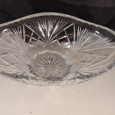 Gorham Crystal Jardieniere Bowl- Possibly 'Cherrywood' Pattern