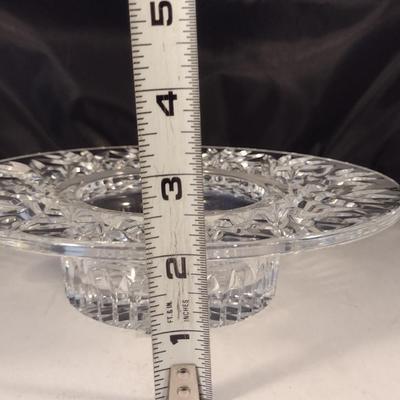 Waterford Crystal Candle Holder- 'Bethany' Pattern
