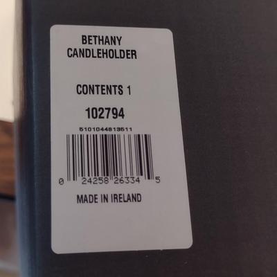 Waterford Crystal Candle Holder- 'Bethany' Pattern