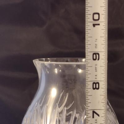 Pair of Gorham Crystal Fairy Lamps- Possible 'Cherrywood' Pattern