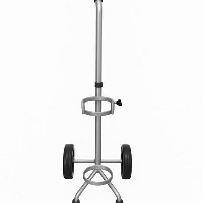 Oxygen Tank Cart with Wheels — Adjustable Height — Lightweight