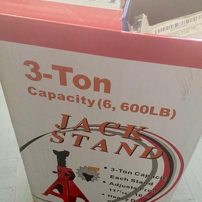 3-Ton Jack Stands (Pair) — Heavy Duty — Used Once