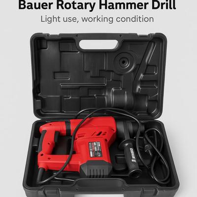 Bauer Rotary Hammer Drill with Case — Light Use