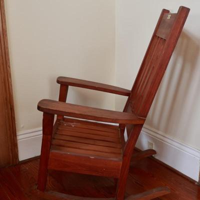 Cypress Handmade Wooden Rocking Chair