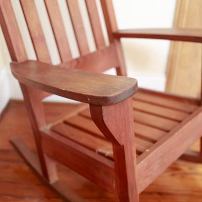 Cypress Handmade Wooden Rocking Chair