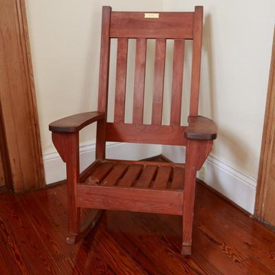 Cypress Handmade Wooden Rocking Chair