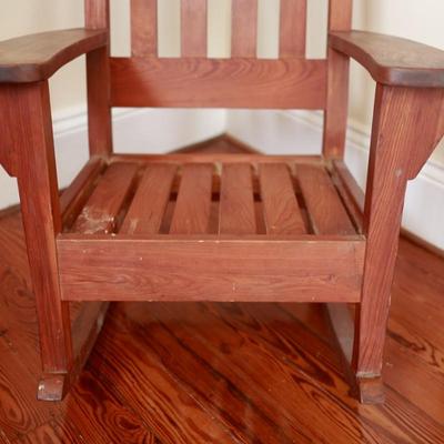 Cypress Handmade Wooden Rocking Chair
