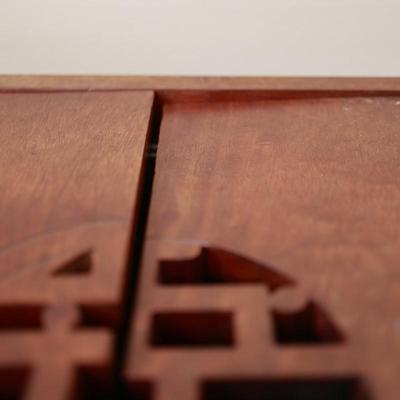 Chinese Wooden Ice Chest with Metal Liner and Stand