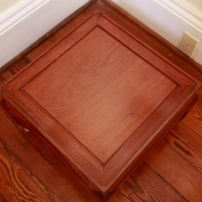 Chinese Wooden Ice Chest with Metal Liner and Stand