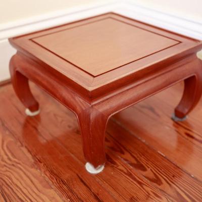 Chinese Wooden Ice Chest with Metal Liner and Stand