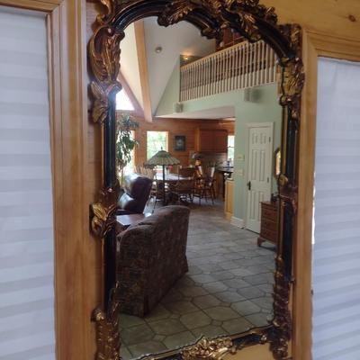 Composite Framed French Design Wall Mirror