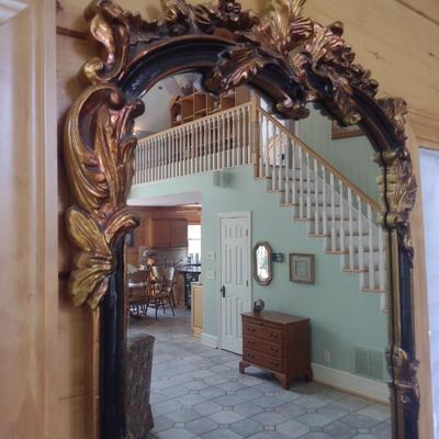 Composite Framed French Design Wall Mirror