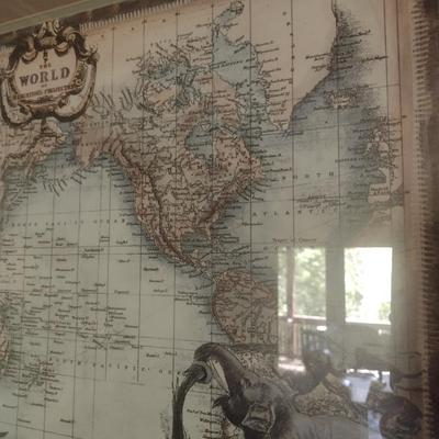 Nicely Framed 'The World of Mercator's Projection'