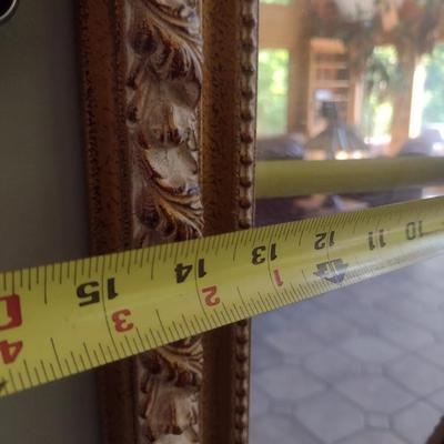Composite Framed Hexagonal Wall Mirror
