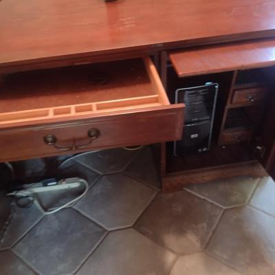 Office Desk with Worktable Extension