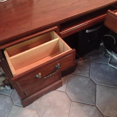 Office Desk with Worktable Extension