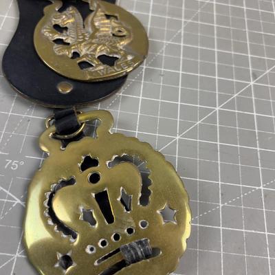 2nd Set Brass Coat of Arms for Wells, Etc. 