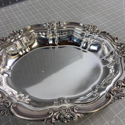 Antique Stunning Silver Plated Serving Dish with Lid. 
