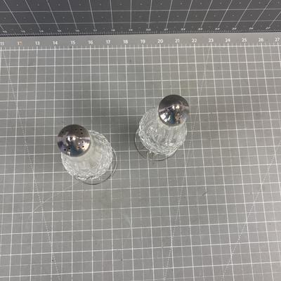Gorgeous Set of Salt & Pepper WATERFORD Marked 