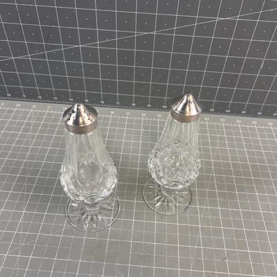 Gorgeous Set of Salt & Pepper WATERFORD Marked 