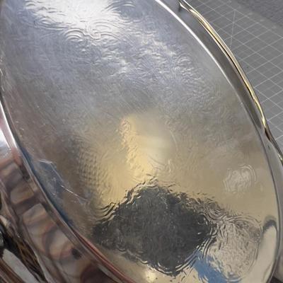 2 Different:  Oval Silver Plated Silver Serving Dishes