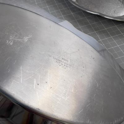 2 Different:  Oval Silver Plated Silver Serving Dishes