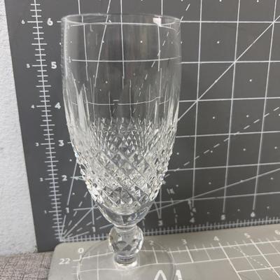 Waterford Crystal Collene Pattern Short Stem, Champaign Flutes (11) 