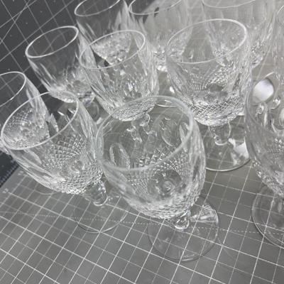 Waterford Crystal Collene Pattern Short Stem, Wine  Glass 12
