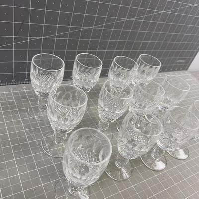 Waterford Crystal Collene Pattern Short Stem, Sherry Glass