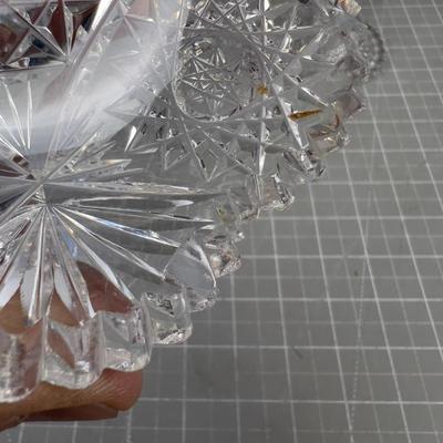 2 - Cut Glass Serving Dishes