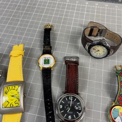 Large Lot of Men's Modern Wrist Watches