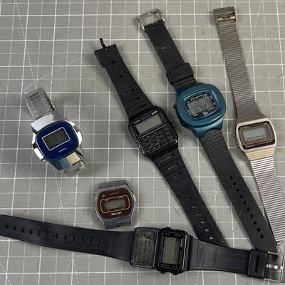 (6) Digital Watches 