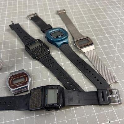 (6) Digital Watches 