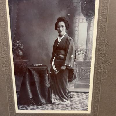 Asian Woman Antique Photo - T.Matsumura Photographer, SHIOSHINDO 