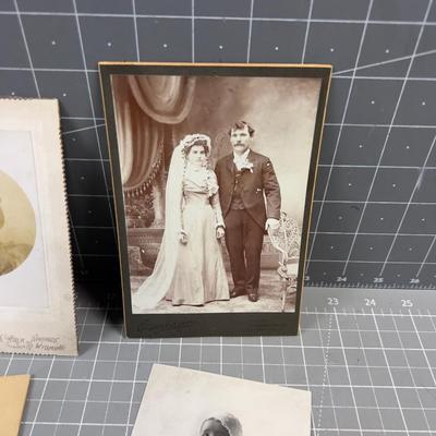 (4) Antique CABINET Cards