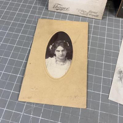 (4) Antique CABINET Cards