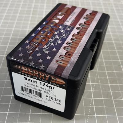 255 - 9mm Bullets 