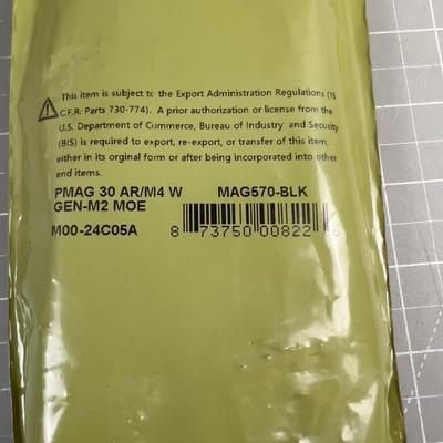 3 MAGPUL 30 Round Magazines AR, Black 