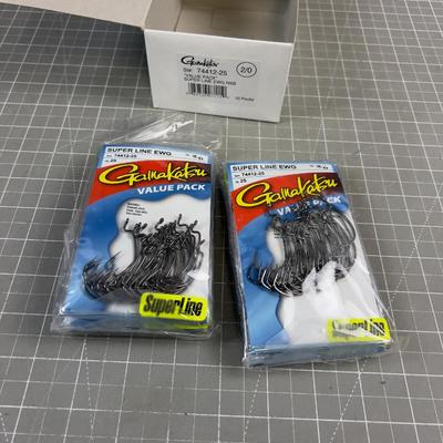 No. 2 Bait Hooks, 10 Packages 