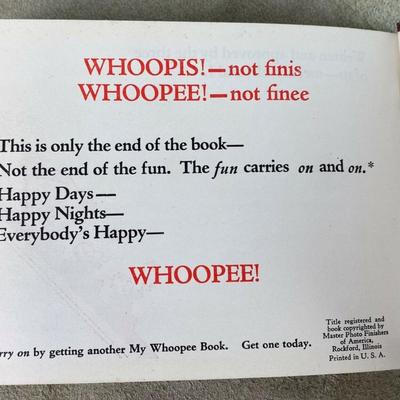 MY WHOOPEE BOOK HS SENIOR AUTOGRAPH & PHOTO BOOK GREEN RIVER UTAH 1946 