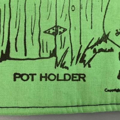 TACOMA WASHINGTON SOUVENIR ART POTHOLDER 1969 