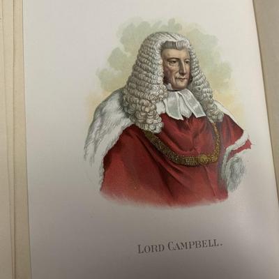 THE LIVES of THE CHIEF JUSTICES of ENGLAND LORD CAMPBELL V1 1894