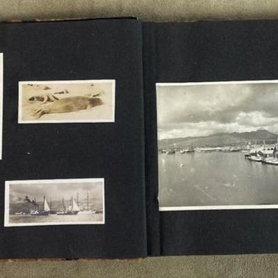 rare antique HAWAIIAN PHOTO ALBUM 1st USN SUBS DUKE KAHANAMOKU 1914-18 