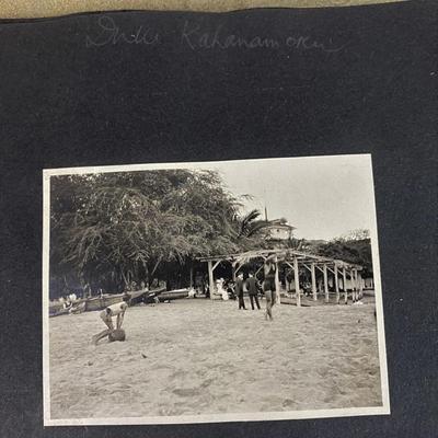 rare antique HAWAIIAN PHOTO ALBUM 1st USN SUBS DUKE KAHANAMOKU 1914-18 